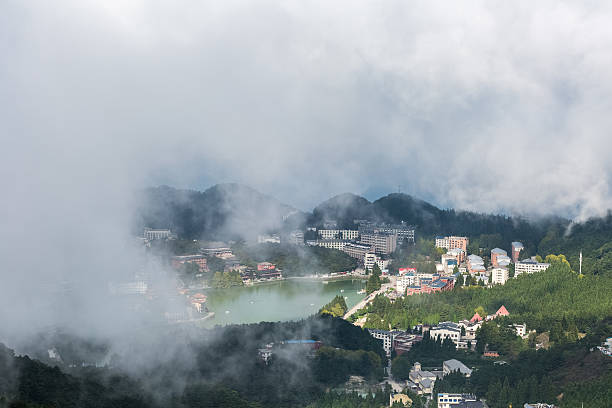 istock aerial view of the cloud lake 618220982