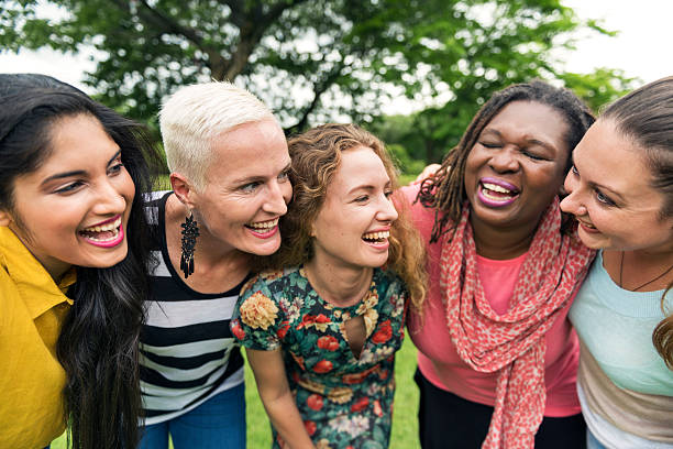 istock Group of Women Socialize Teamwork Happiness Concept 618221470