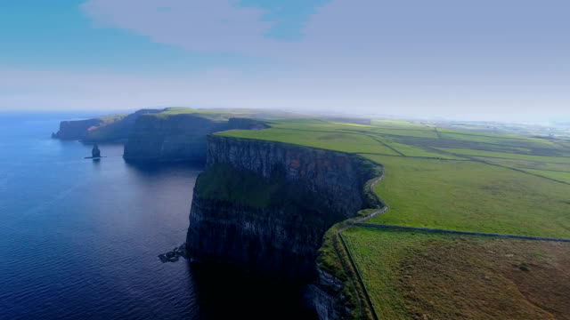 The amazing view of the Cliffs of Moher in Ireland