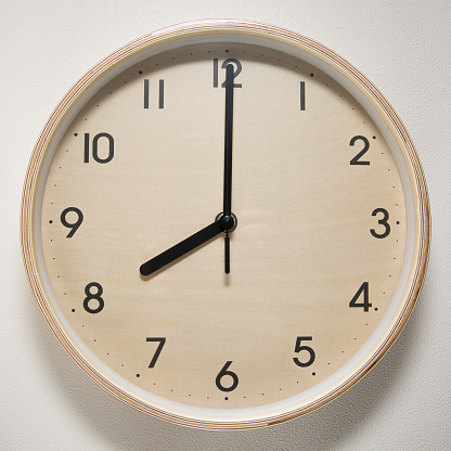 clock, time, 8 o`clock, 8, white background