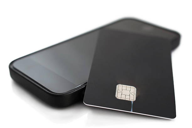 istock Phone And Credit Card On White Background 618322784