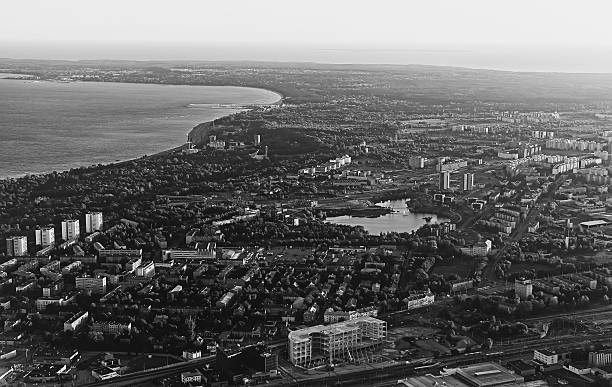 istock Aerial view of urban area. 618323058