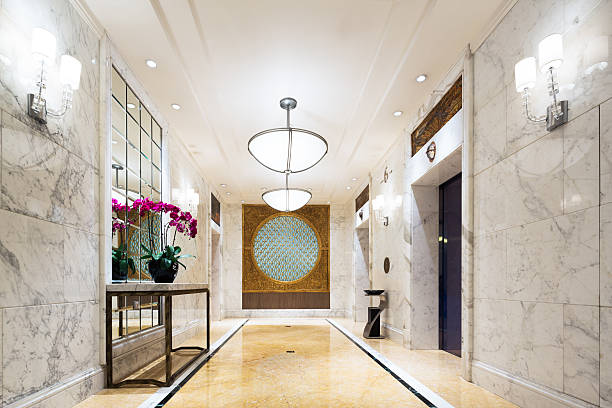 istock interior of modern entrance hall 618330112