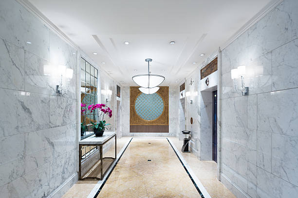 istock interior of modern entrance hall 618330260