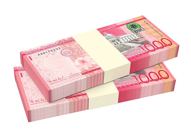 istock Dominican peso isolated on white background. 618332470