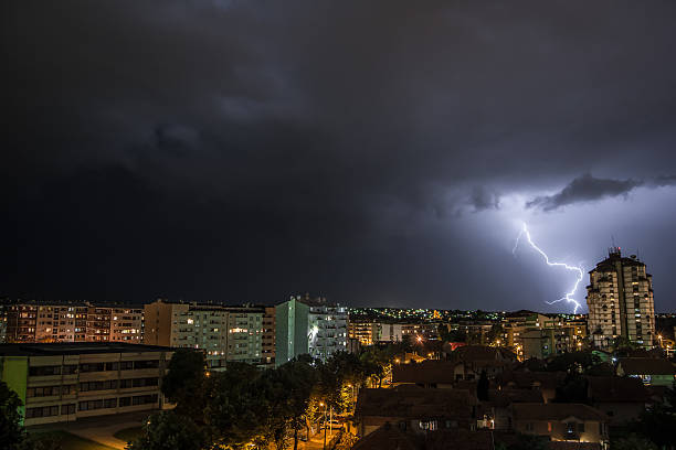 istock City in the storm 618335804