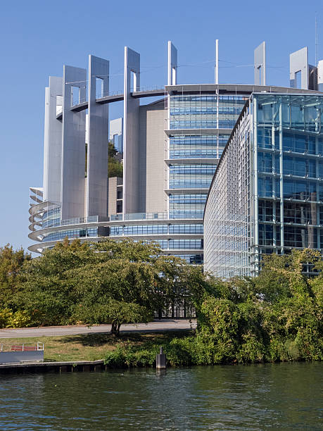 Louise Weiss Building 写真のストックフォト