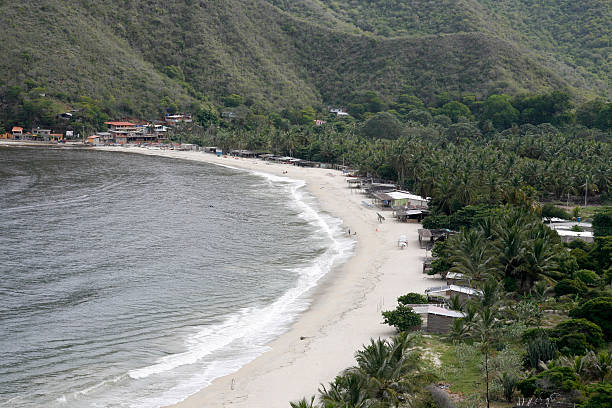 the coast in the town of  chuao on the caribbean coast in Venezuela.