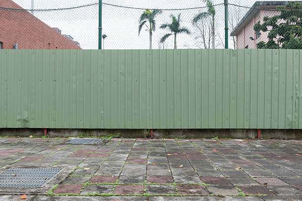 istock Large blank billboard on a street wall 618351684