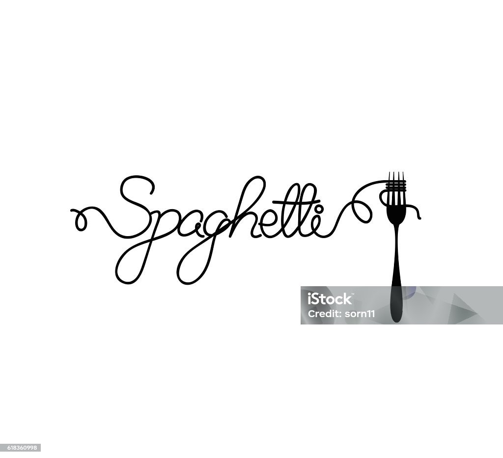 Spagehetti Vector Vector Spaghetti Stock Illustration - Download Image Now - Abstract ...