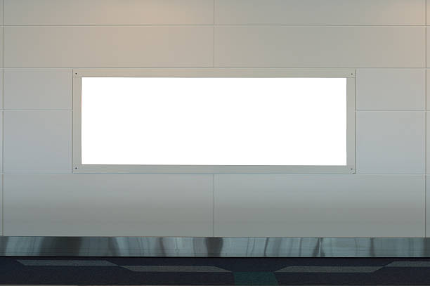 istock Large blank billboard on a street wall 618421498