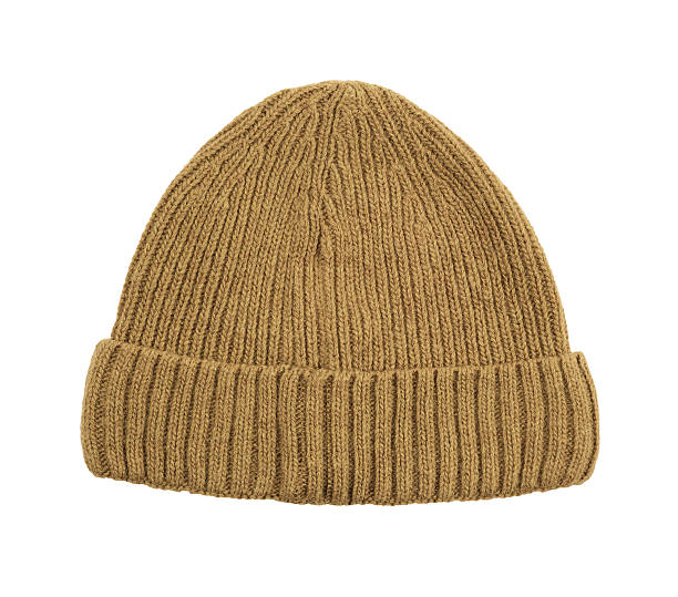 istock knitted wool hat closeup on white background 618422284