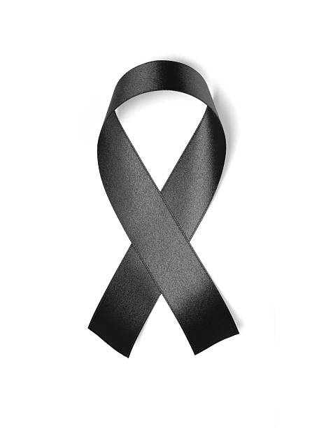 istock Red ribbon isolated on white background 618422544