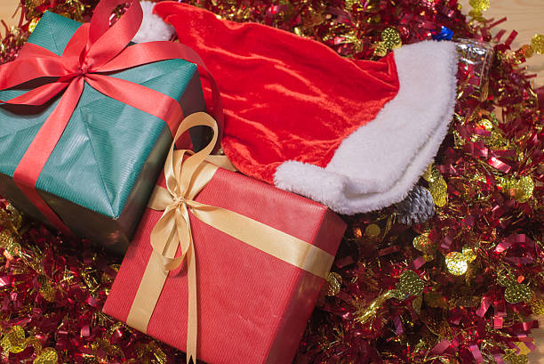 istock christmas box and decoration,christmas  background,holiday backg 618423968