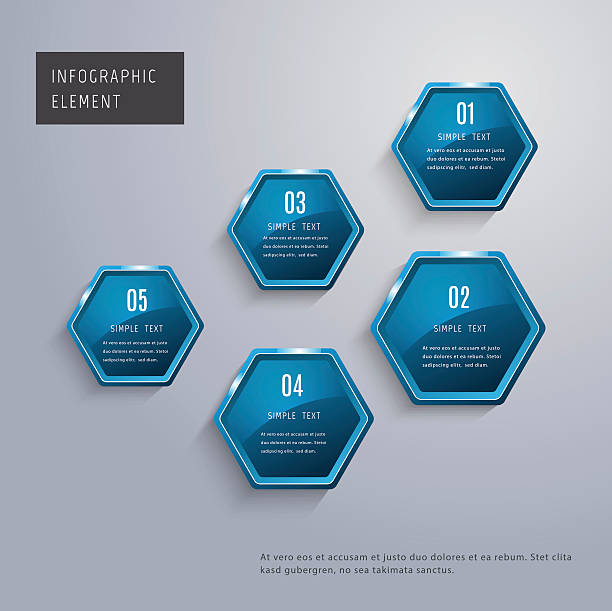 Hexagon template infographic design, for presentation business. Hexagon template infographic design, for presentation business.can used for banner,infographic,data,presentation business,chart,sign,brochure,leaflet ,web  and instruction media.Vector illustration. dynamic microphone stock illustrations