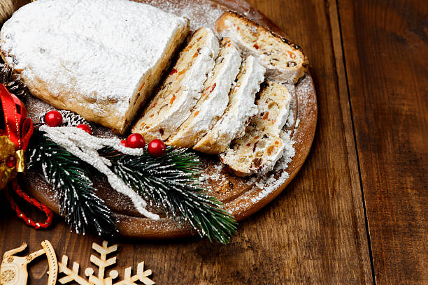 istock traditional German cake Dresdner stollen 618427300