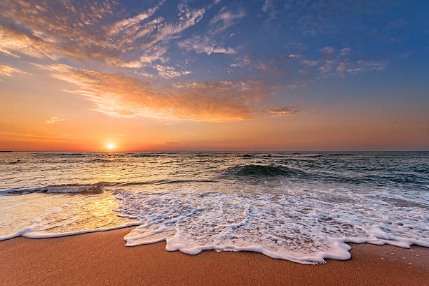 istock Sunrise in the morning, sunrise with clouds. 618433914