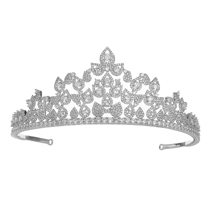 Royal mantle with crown isolated on white