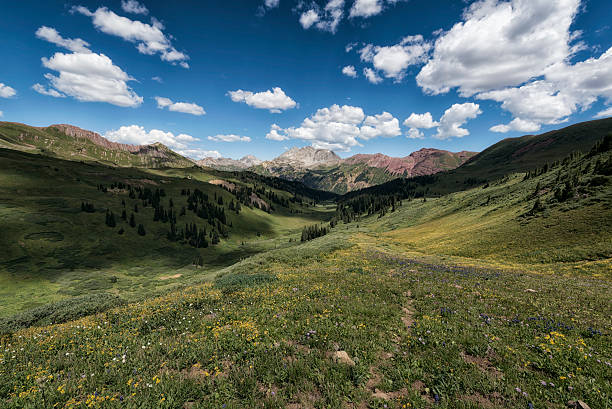 istock Landscape in the Rocky Mountains, Maroon-Snowmass Wilderness 618436418