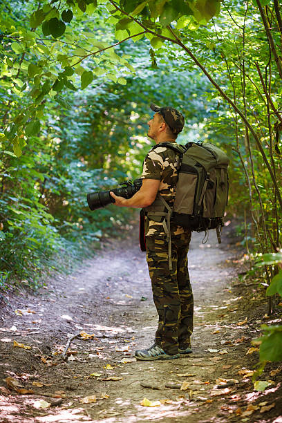 istock Professional wildlife photographer 618437488
