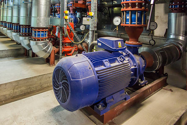 istock several water pumps with electric motors 618441636