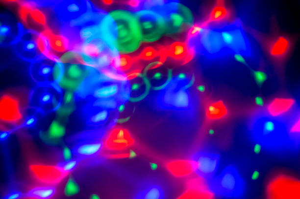 istock Abstract background. Blue, green and purple circles 618442446