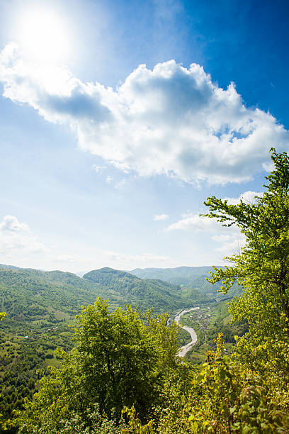istock Wonderful scenery of green moutain 618443966