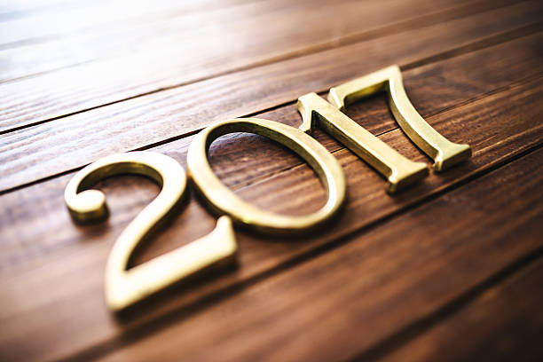 istock New year 2017 text on a plank wood 618445842