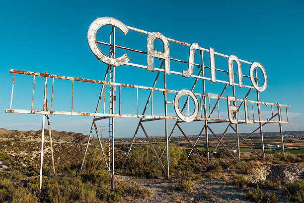 istock Abandoned Casino Hotel Sign 618448226