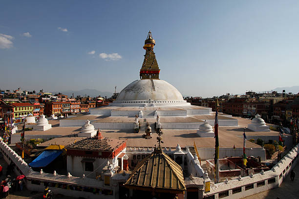 istock Boudhanath stupa after the earthquake, Kathmandu 618450088