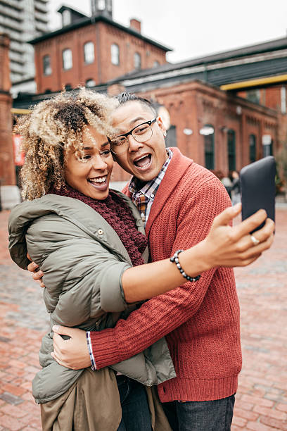 istock Happy couple on vacations 618452406