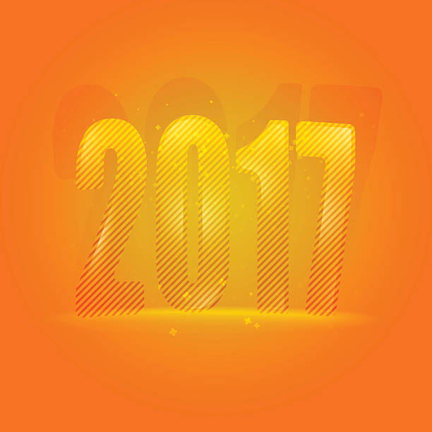 istock New Year 2017. Year of the Rooster. Figures. Background illustration. 618455784