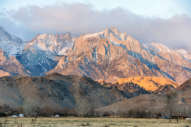 istock Dramatic morning sun lights on the Sierra Nevada Mountains, California. 618457480