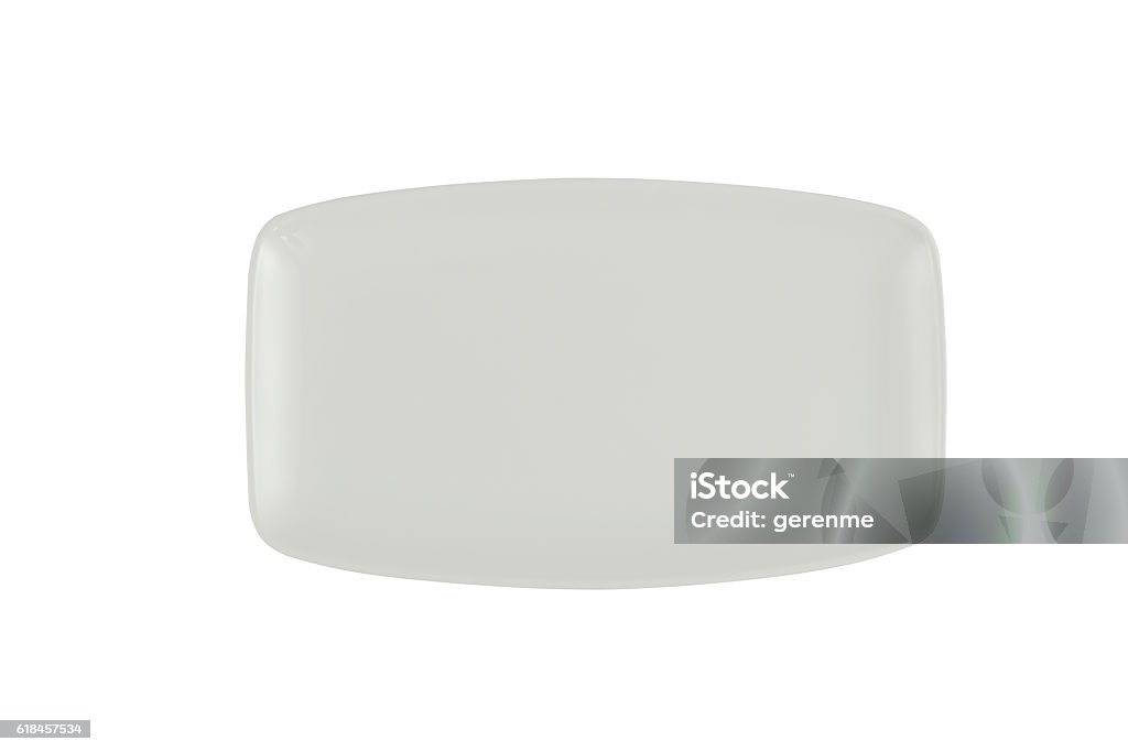 Empty Rectangular Plate Empty Rectangular Plate Stock Photo - Download Image Now - Plate ...