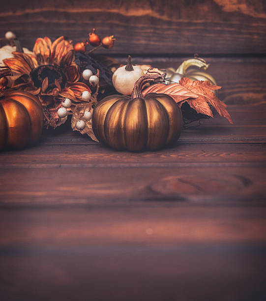 istock Luxurious still life arrangement for Thanksgiving or Halloween. Fall holidays 618460844