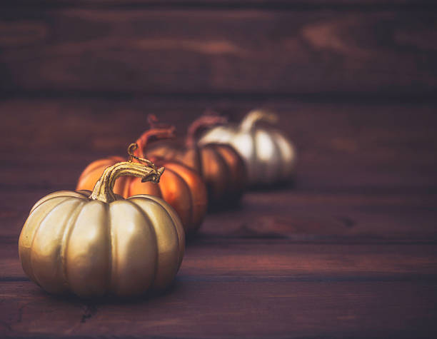 istock Luxurious still life arrangement for Thanksgiving or Halloween. Fall holidays 618460878