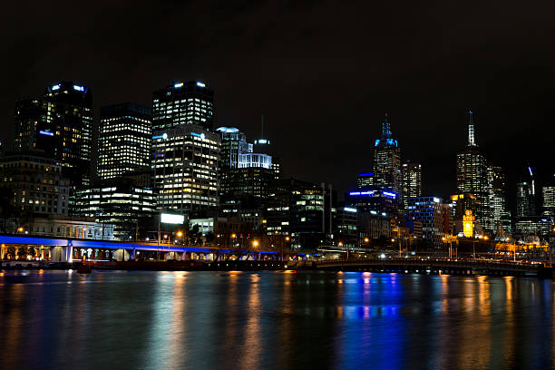 istock By the Yarra river in Melbourne at night 618466608
