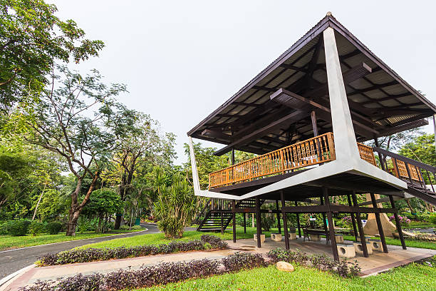 istock Pavilion of Suan Thonburirom Park 618466802