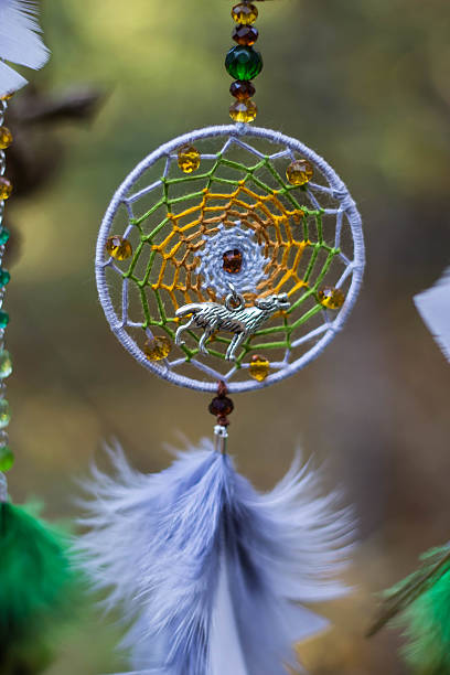 istock photo of a dreamcatcher made by hand 618510128