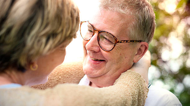 istock Elderly Senior Couple Romance Love Concept 618516826