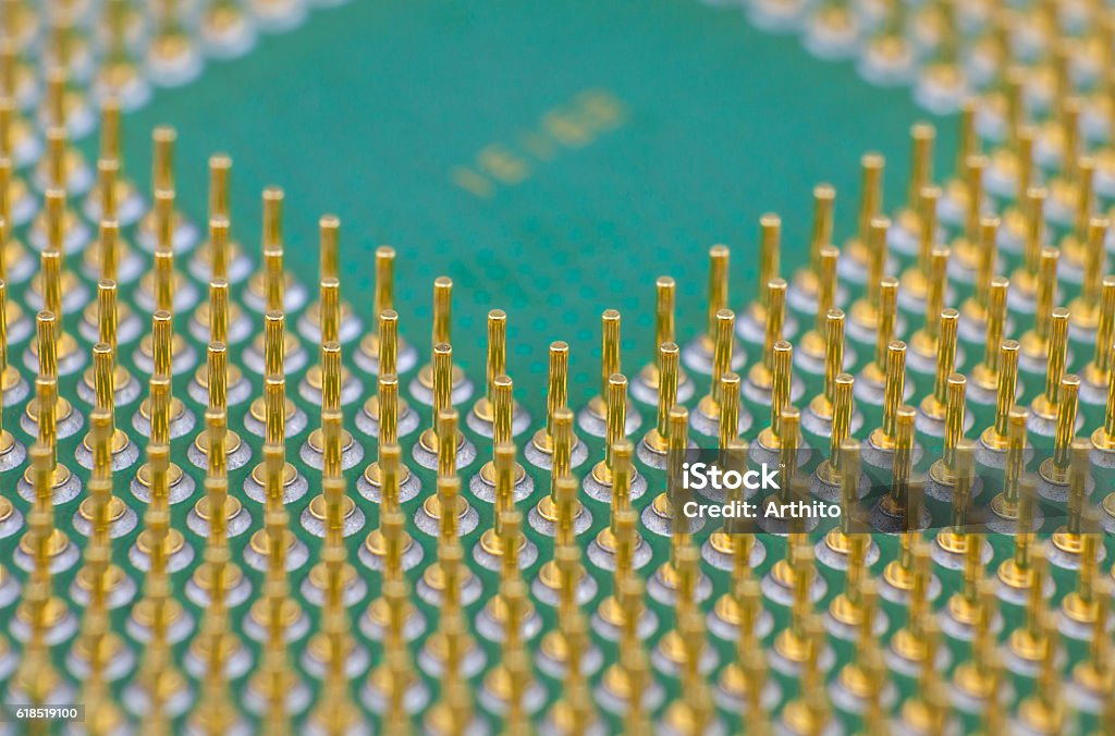 Cpu Macro Macro Cpu Central Processing Unit Stock Photo - Download Image Now ...