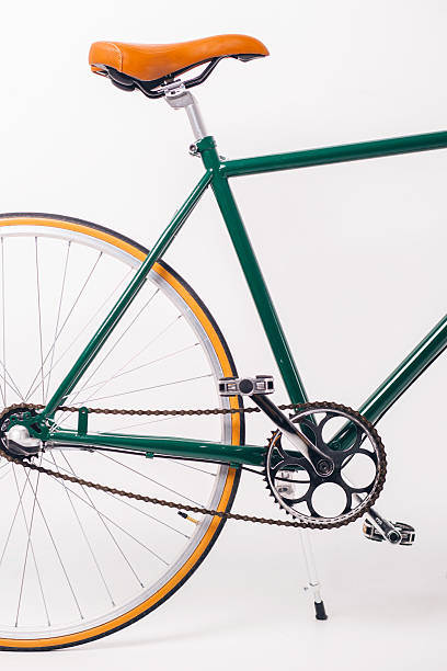 istock Close up of retro bicycle 618521192