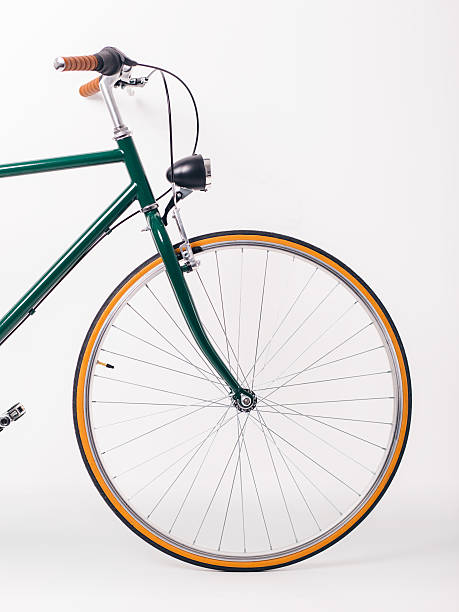 istock Close up of retro styled bicycle 618521252