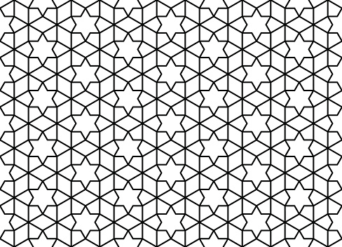 Pattern Grid Islamic Arabic Background Repetitive Background Islamic Vector Grid Texture ...