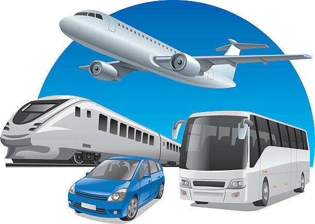 ilustrações, clipart, desenhos animados e ícones de transporte para viagem - travel symbol airplane business travel