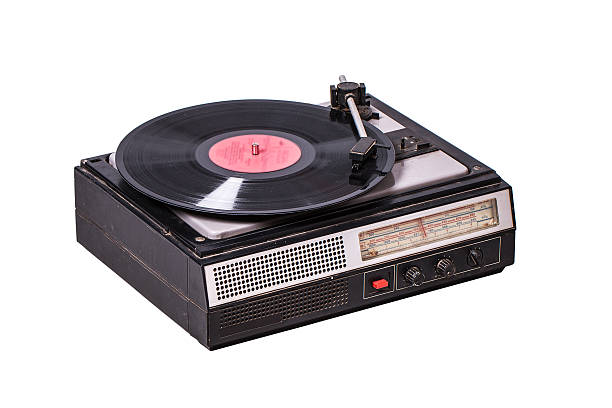 istock Vintage record player with radio tuner 618534990