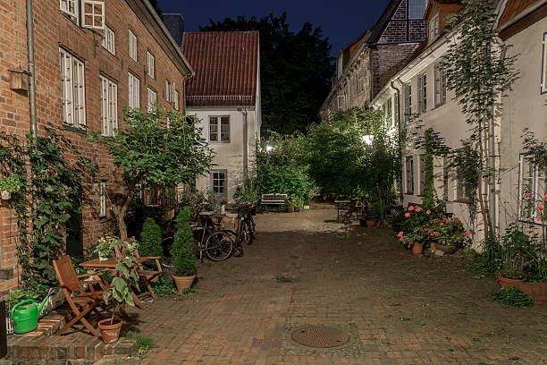 Corridor in the engelsgrube in luebeck