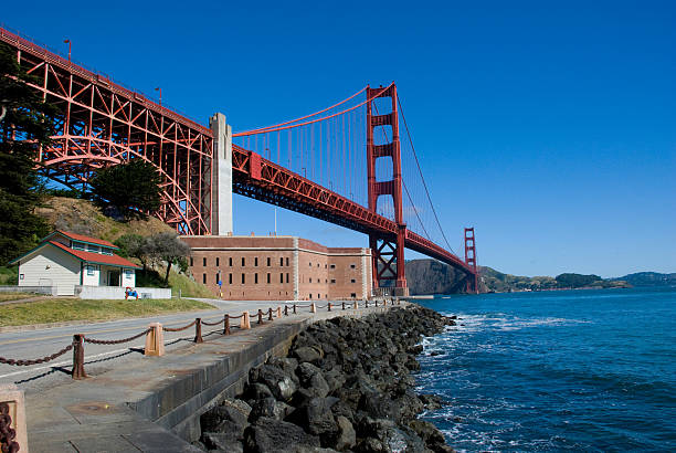 istock Golden Gate Bridge from Fort Point, San Francisco 618543504