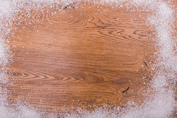 istock New Year's background on a wooden table 618544698