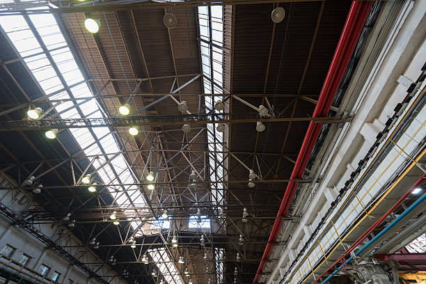 istock Interior of industrial plant workshop 618545974